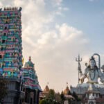 siddheswar dham or char dham temple at namchi image is taken at namchi sikkim india.