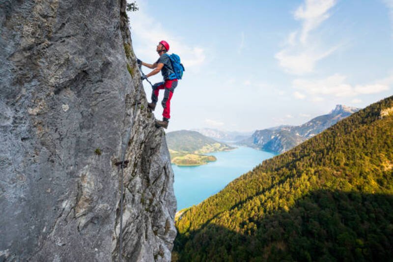 Mondsee, Austria, Dawn, Via Ferrata, Drachenwand