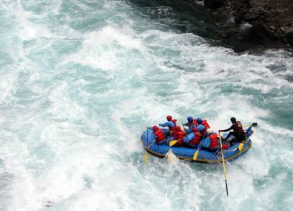 chilko river british columbia/river rafting